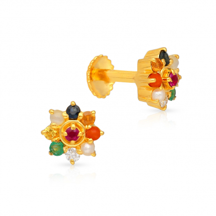 Amira Gold — Gemstone Earring