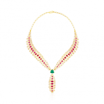 Amira Gold — Gemstone Necklace