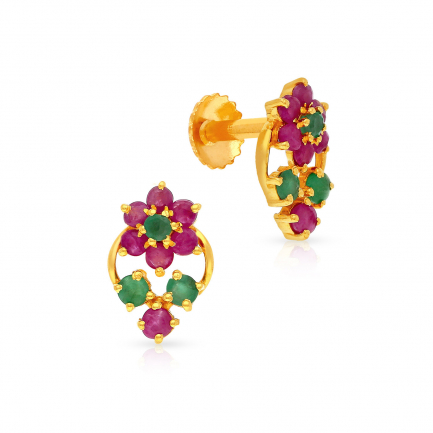 Amira Gold — Gemstone Earring