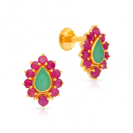 Amira Gold — Gemstone Earring