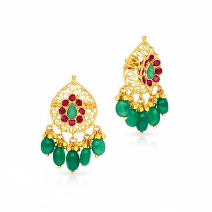 Amira Gold — Gemstone Earring