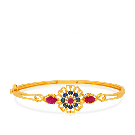 Amira Gold — Gemstone Bangle