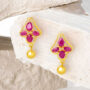 Amira Gold — Gemstone Earring