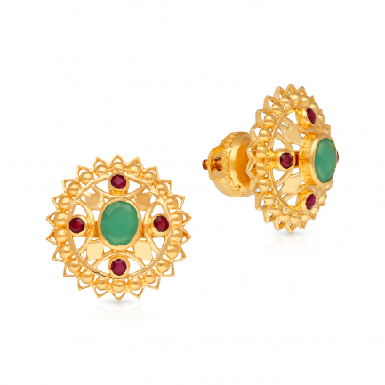 Amira Gold — Gemstone Earring