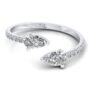 Amira Gold — Diamond Pear Dual Ring