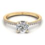 Amira Gold — Ahlam: Certified Diamond Round Pave Ring