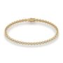 Amira Gold — Certified Bezel Diamond Tennis Bracelet 3CT