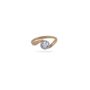 Amira Gold Leaf Vein Filigree Diamond Ring
