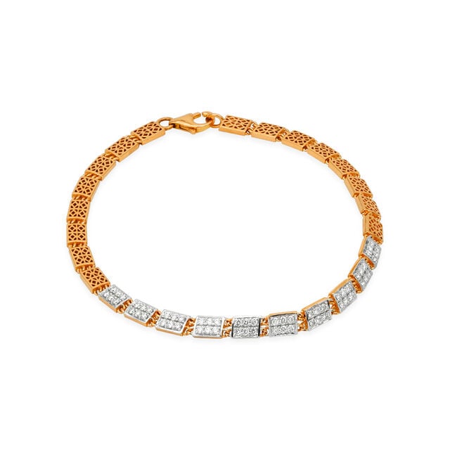 Amira Gold Tanishq 18 KT Diamond Bracelet for Women