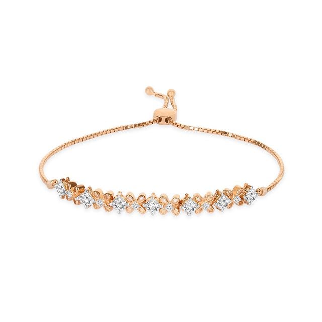 Amira Gold Tanishq 18KT Diamond Bracelet for Women