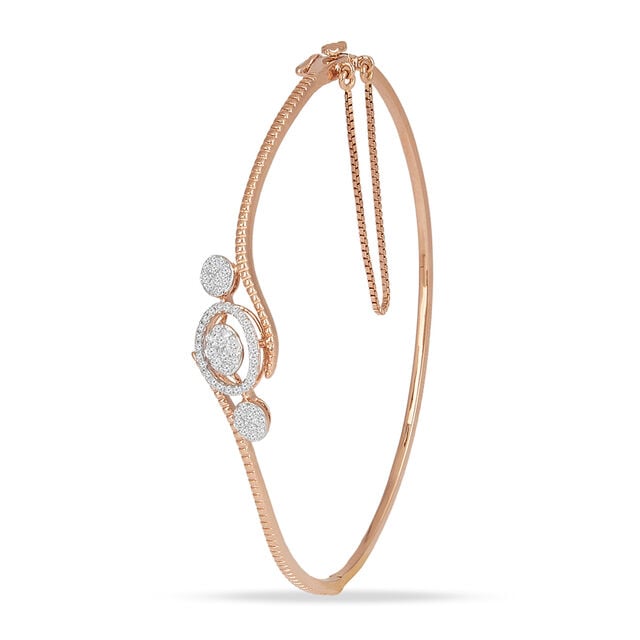 Amira Gold Tanishq 18KT Diamond Bangle for Women - Image 1