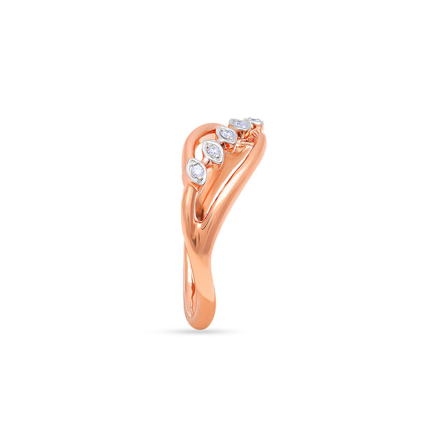 Amira Gold Tanishq 18KT Diamond Finger Ring for Women