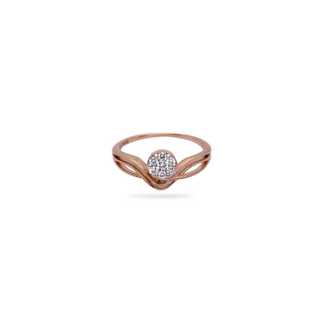 Amira Gold Blossoming Radiance Diamond Ring
