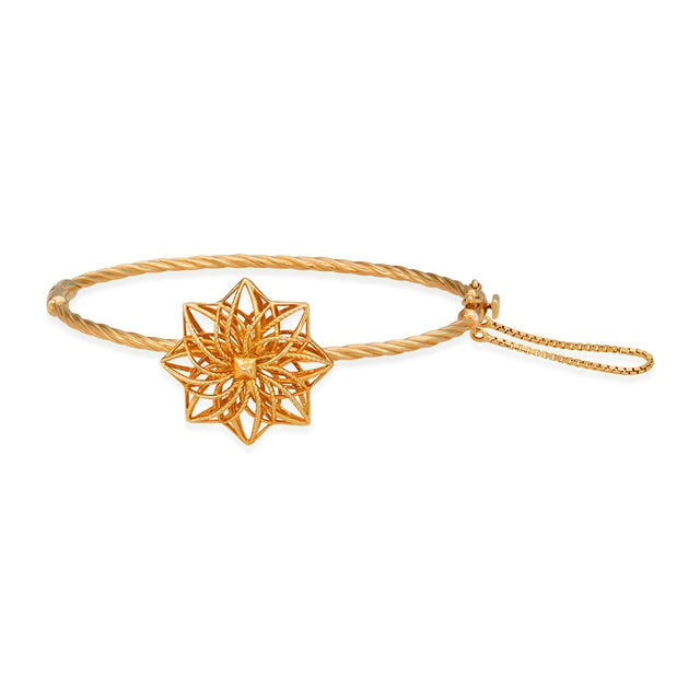 Amira Gold Tanishq 18 Karat Gold Bangle for Women