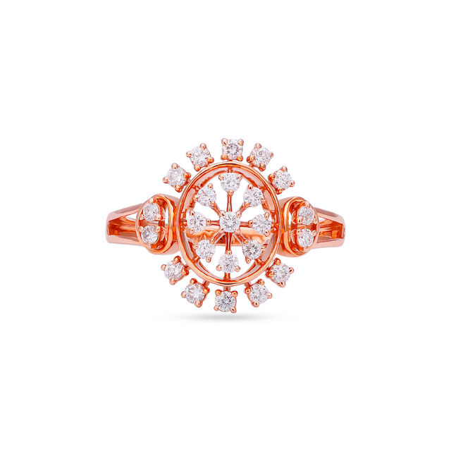 Amira Gold Tanishq 18 Karat Diamond Finger Ring for Women