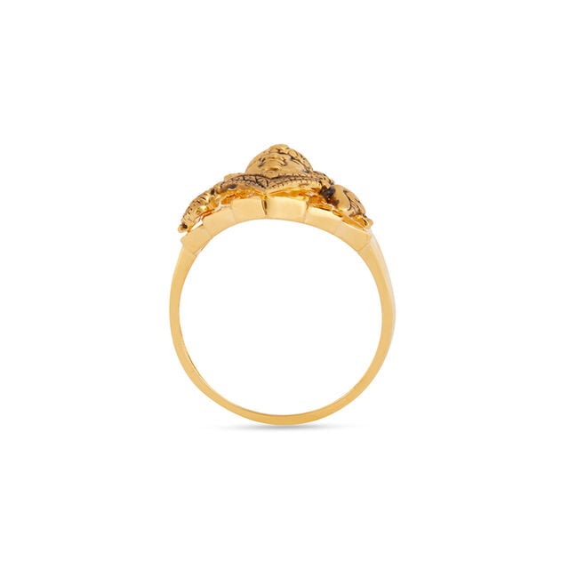 Amira Gold Tanishq 22KT Gold Finger Ring for Men - Image 3