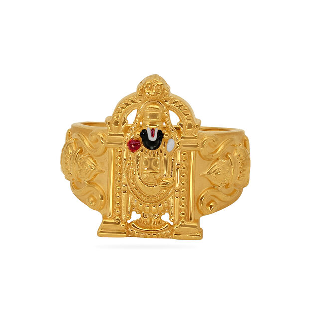Amira Gold Tanishq 22 Karat Gold Finger Ring for Men