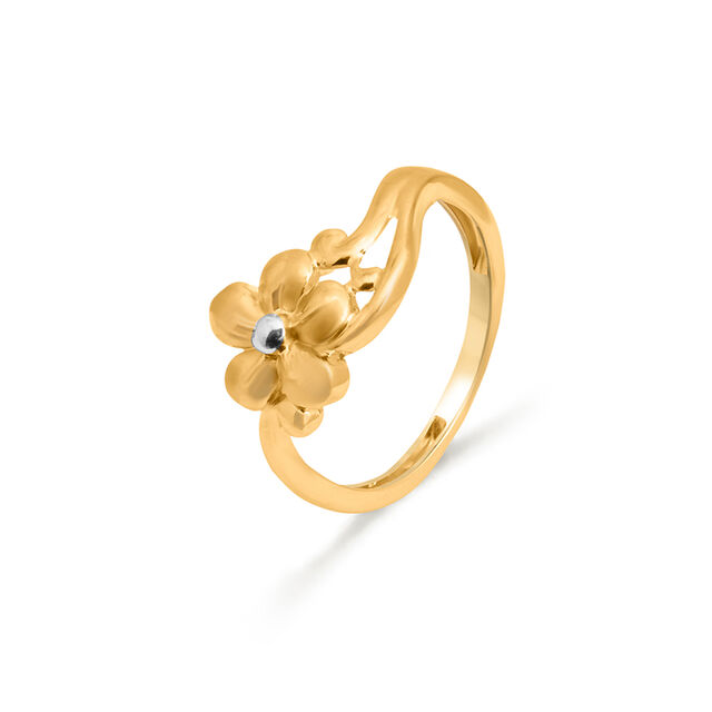 Amira Gold Tanishq 22 Karat Gold Finger Ring for Women