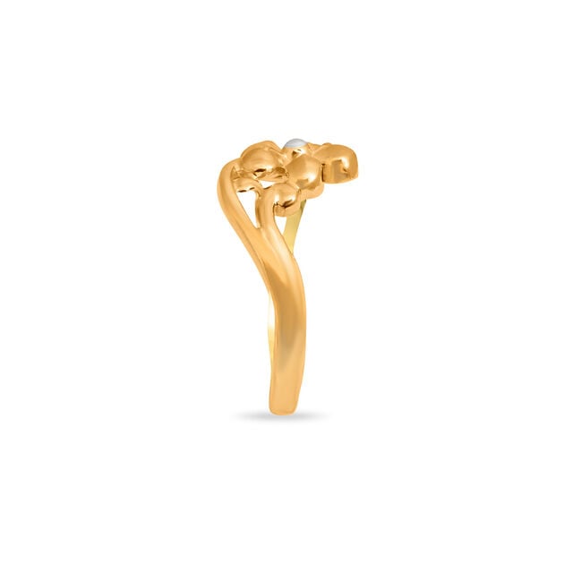 Amira Gold Tanishq 22 Karat Gold Finger Ring for Women - Image 2