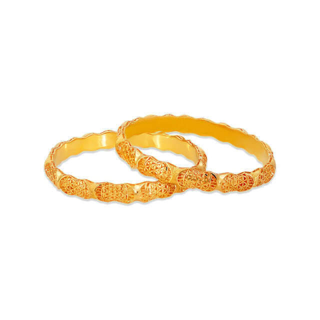 Amira Gold Tanishq Gold Bangle - Image 3