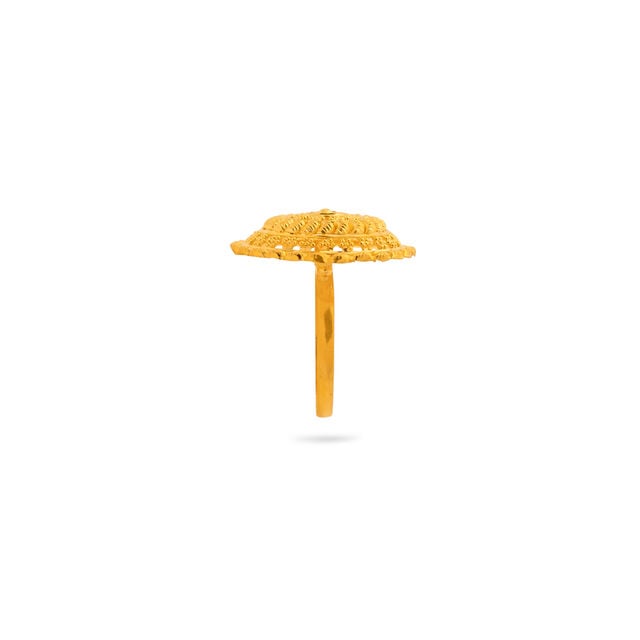 Amira Gold Luminous Sunflower Splendor Ring