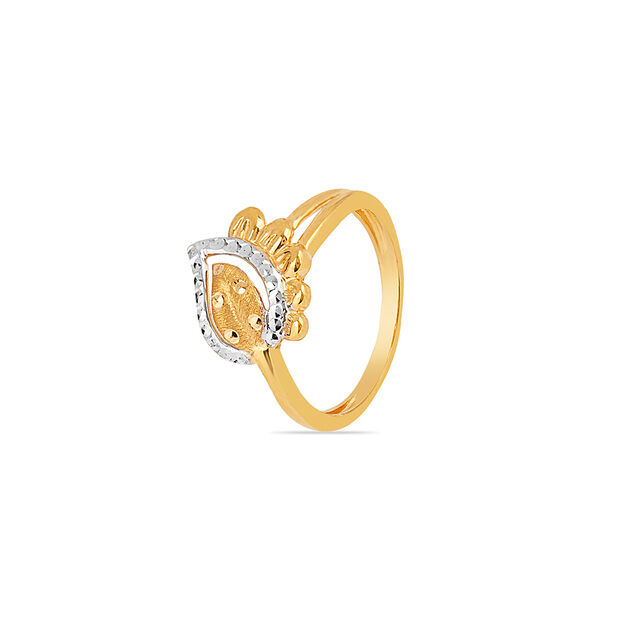 Amira Gold Tanishq 22KT Gold Finger Ring for Women - Image 2