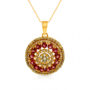 Amira Gold — Uncut Diamond Pendant