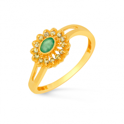 Amira Gold — Uncut Diamond Ring
