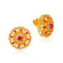 Amira Gold — Uncut Diamond Earring