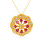 Amira Gold — Uncut Diamond Pendant
