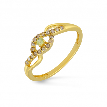 Amira Gold Uncut Diamond Ring EURGGEN361RN1
