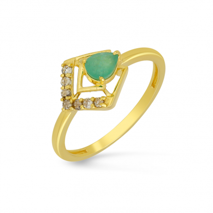 Amira Gold Uncut Diamond Ring EURGGEN528RN1