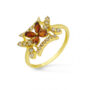 Amira Gold — Uncut Diamond Ring