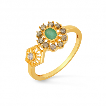 Amira Gold Uncut Diamond Ring EURGGEN533RN1