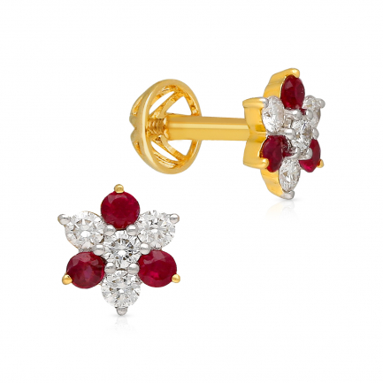 Amira Gold — Diamond Earring