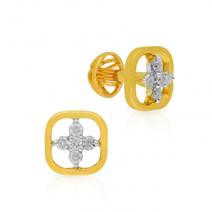 Amira Gold — Diamond Earring