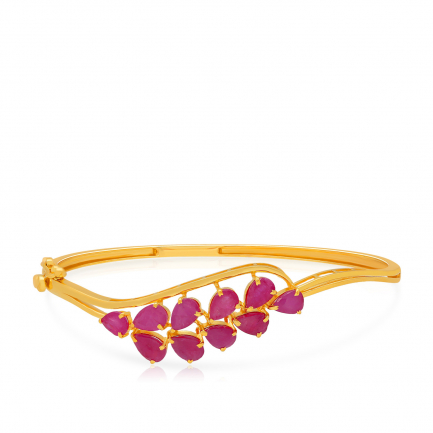 Amira Gold — Gemstone Bangle