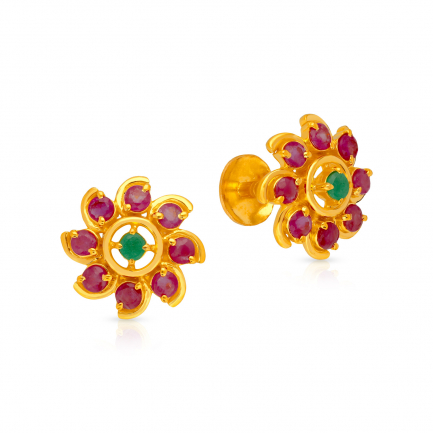 Amira Gold — Gemstone Earring