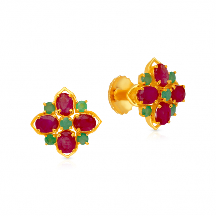 Amira Gold — Gemstone Earring