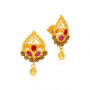 Amira Gold — Gemstone Earring