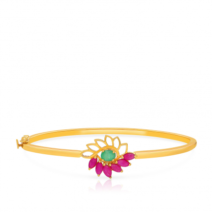 Amira Gold — Gemstone Bangle