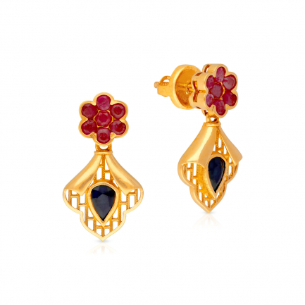 Amira Gold — Gemstone Earring
