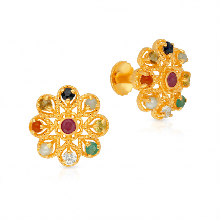 Amira Gold — Gemstone Earring