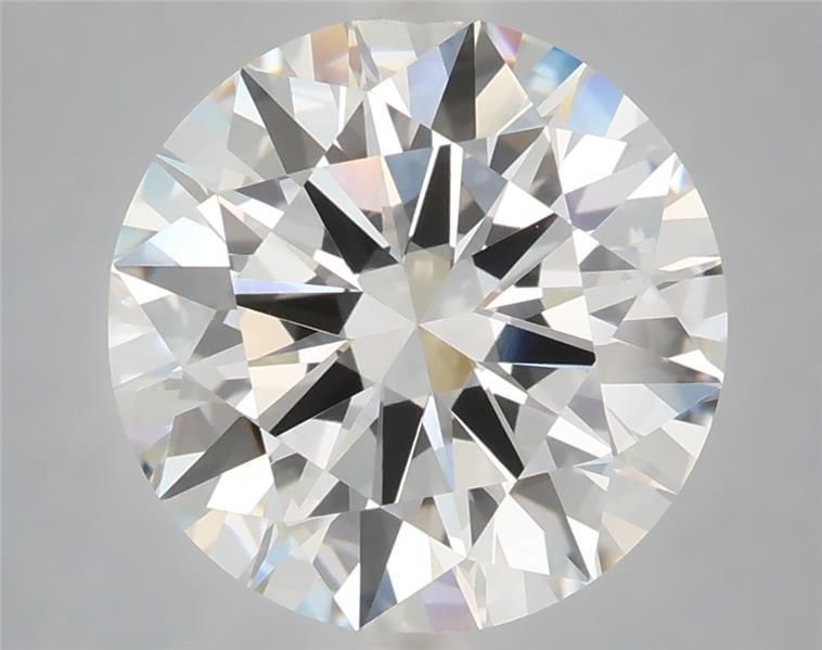 Amira Gold 5.05 ct. Lab Grown Round cut Diamond