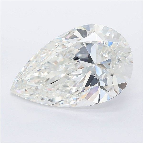 Amira Gold 6.08 ct. Lab Grown Pear shaped Diamond