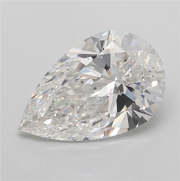 Amira Gold 6.08 ct. Lab Grown Pear shaped Diamond