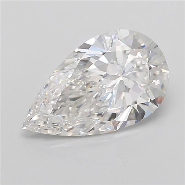 Amira Gold 6.09 ct. Lab Grown Pear shaped Diamond