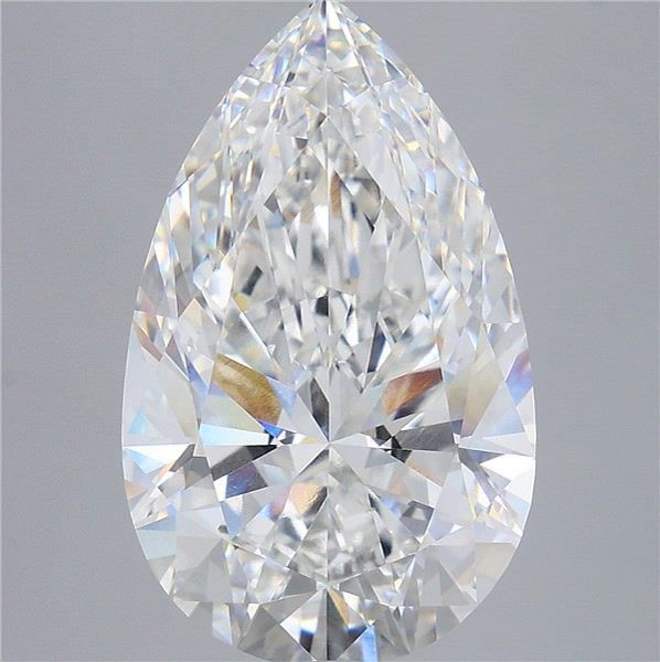 Amira Gold 9.02 ct. Lab Grown Pear shaped Diamond