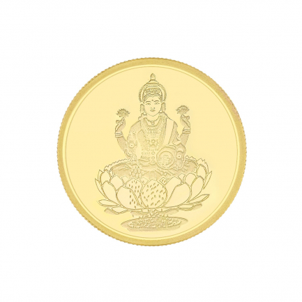 Amira Gold — 916 Purity 4 Grams Laxmi Om Gold Coin