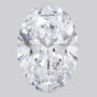 Amira Gold 10.03 ct. Lab Grown Oval cut Diamond